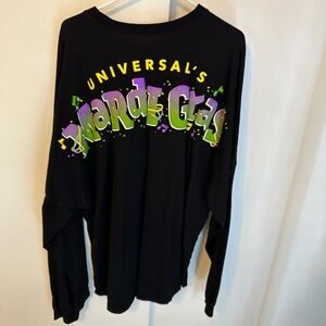 Universal Mardi Gras Long Sleeve Shirt - Black